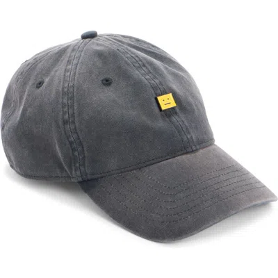 Acne Studios Cunov Face Stud Baseball Cap In Pattern
