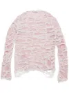 Acne Studios Cut-out Sweater In Pink