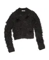 Acne Studios Cut-out Wool Jumper In Black