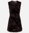 Acne Studios Dapacho Minidress In Brown