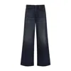 Acne Studios Dark Blue Cotton Trafalgar Jeans In Blue
