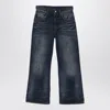 ACNE STUDIOS ACNE STUDIOS DARK BLUE WASHED DENIM JEANS