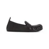 Acne Studios Dark Brown Nappa Leather Loafers With Penny Strap Detail In Multi