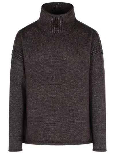 ACNE STUDIOS ACNE STUDIOS DARK GREY COTTON BLEND TURTLENECK SWEATER MEN