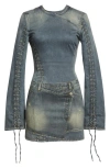 Acne Studios Dresses In Mid Blue