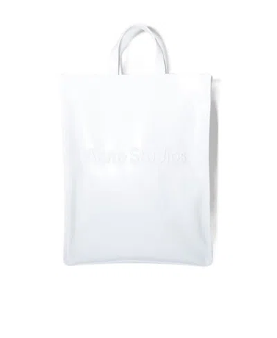 ACNE STUDIOS ACNE STUDIOS LOGO EMBOSSED TOTE BAG