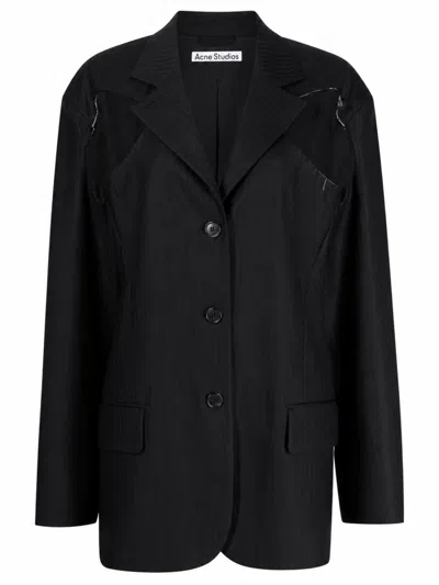 Acne Studios Deconstructed Jacket In Black