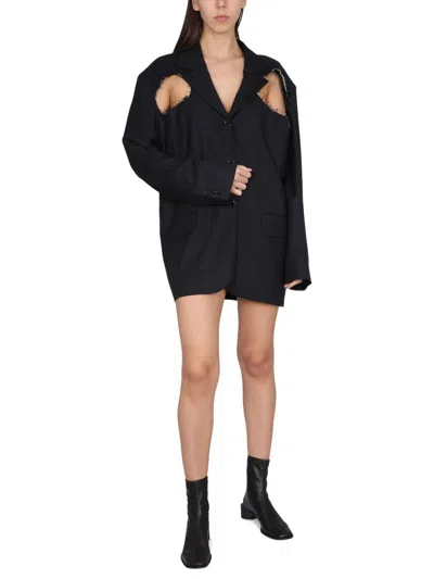 Acne Studios Deconstructed Jacket In Black