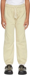 Acne Studios Logo-patch Cotton-jersey Jogging Bottoms In Nude