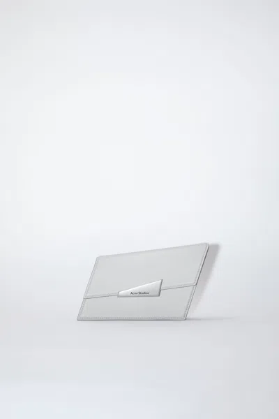 Acne Studios Distortion Micro Bag In Light Grey
