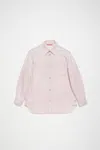 Acne Studios Denim Button-up Shirt In Pale Pink