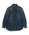 Acne Studios Denim Button-up Shirt In Blue