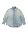 Acne Studios Denim Button-up Shirt In Gray