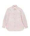 Acne Studios Denim Button-up Shirt In Pink