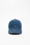 Acne Studios Denim Cap In Mid Blue
