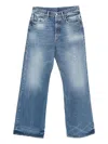 Acne Studios Denim Cotton Jeans In Animal Print