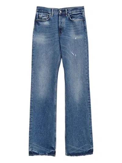 Acne Studios Denim Cotton Jeans In Blue