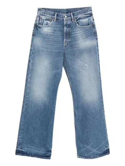 Acne Studios Denim Cotton Jeans In Blue