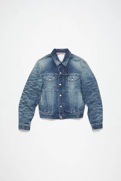 Acne Studios Denim Jacket - Regular Fit In Mid Blue