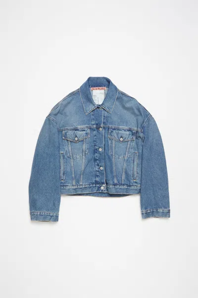 ACNE STUDIOS DENIM JACKET - RELAXED CROPPED FIT