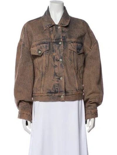 Pre-owned Acne Studios Denim Jacket In Brown