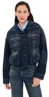 Acne Studios Orim Yoyogini Denim Jacket In Black