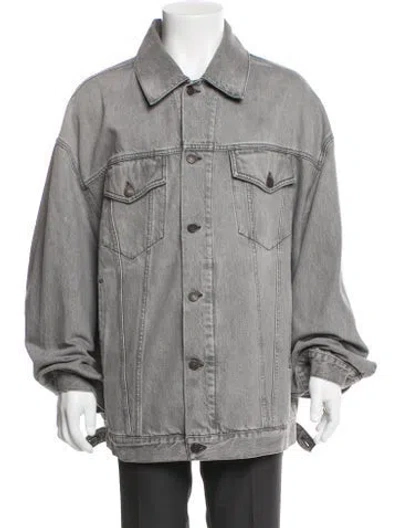 Pre-owned Acne Studios Denim Jacket In Gray