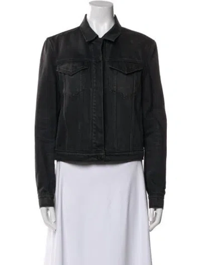 Pre-owned Acne Studios Denim Jacket In Gray