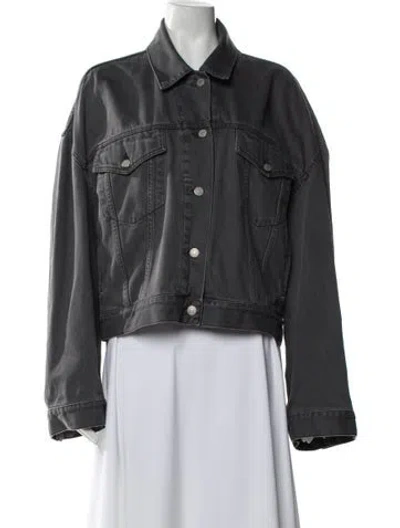 Pre-owned Acne Studios Denim Jacket In Gray