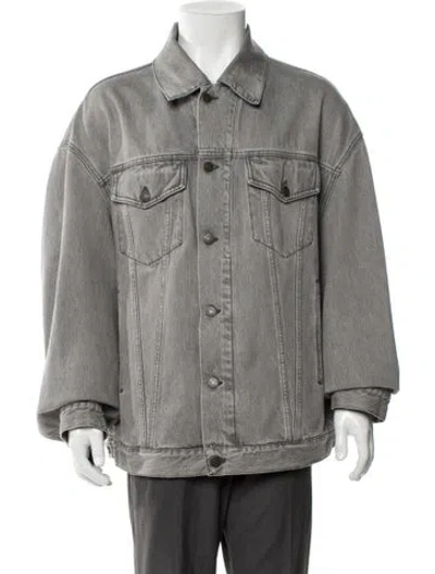 Pre-owned Acne Studios Denim Jacket In Gray