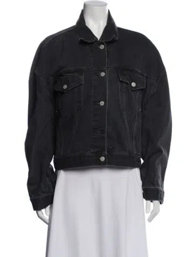 Pre-owned Acne Studios Denim Jacket In Gray