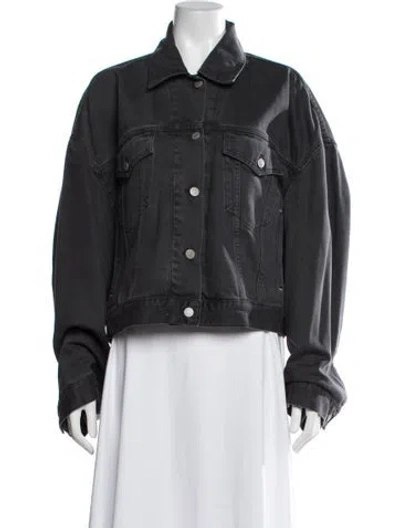Pre-owned Acne Studios Denim Jacket In Gray