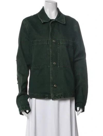 Pre-owned Acne Studios Denim Jacket In Green