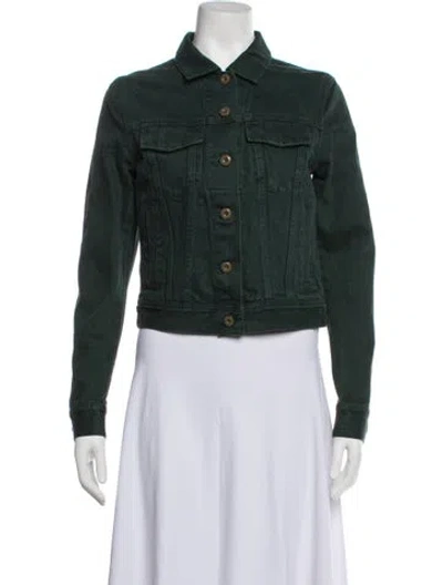 Pre-owned Acne Studios Denim Jacket In Green