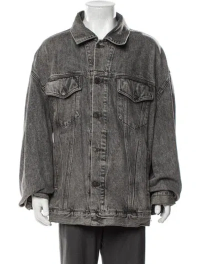 Pre-owned Acne Studios Denim Jacket In Grey
