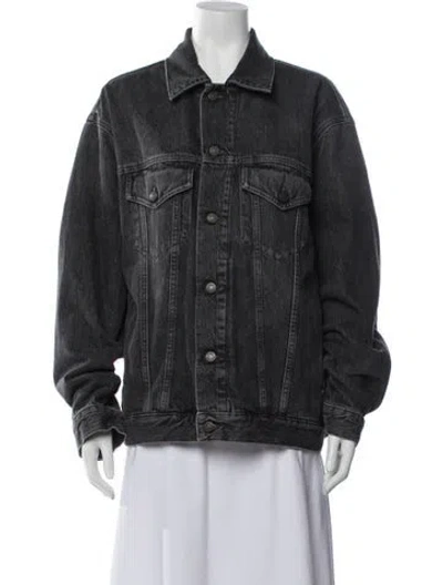 Pre-owned Acne Studios Denim Jacket In Grey