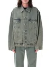 Acne Studios Denim Jacket In Med Blue