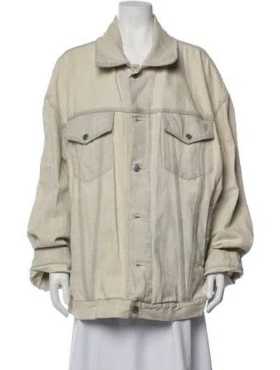 Pre-owned Acne Studios Denim Jacket In Neutrals