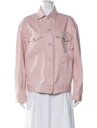Pre-owned Acne Studios Denim Jacket In Pink