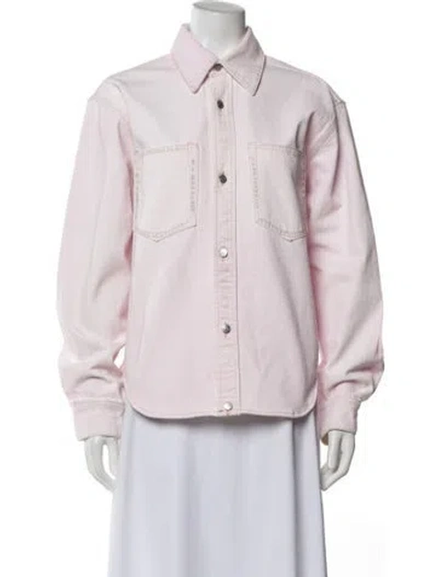 Pre-owned Acne Studios Denim Jacket In Purple