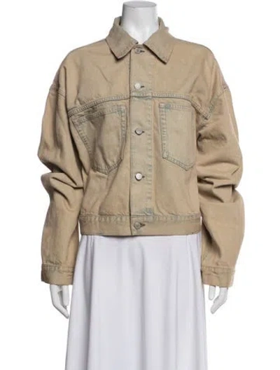 Pre-owned Acne Studios Denim Jacket In Purple