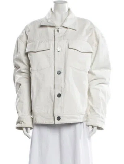 Pre-owned Acne Studios Denim Jacket In White