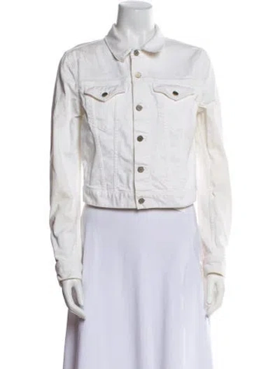Pre-owned Acne Studios Denim Jacket In White