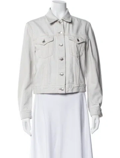 Pre-owned Acne Studios Denim Jacket In White