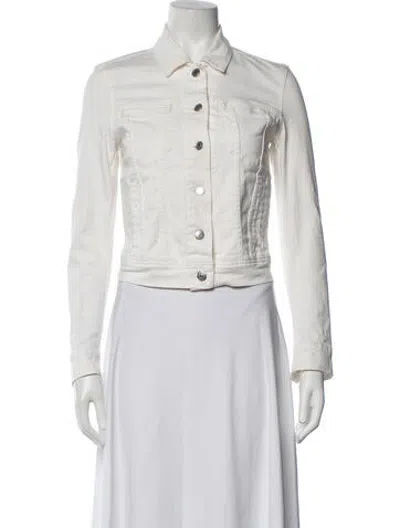 Pre-owned Acne Studios Denim Jacket In White