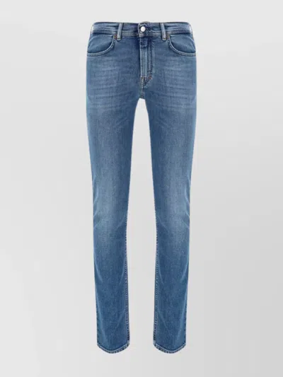 Acne Studios Denim Mid-rise Skinny Jeans In Blue