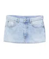 Acne Studios Denim Skirt In Blue