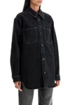 Acne Studios Corduroy Button-up Shirt In Black