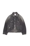 Acne Studios Button-up Denim Jacket In Black
