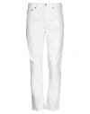 Acne Studios Denim Pants In White